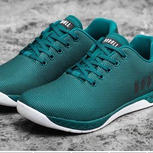 Deep Teal Womens’ NoBull Trainer Shoes in Size 6.5